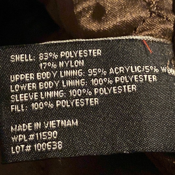 Weathercast mens dark brown winter jacket NWT size LARGE - Picture 14 of 16